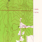 Old Map of Woodinville, Washington by USGS, 1953 – Bothell, Sammamish River & Lake Washington