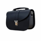 Olympia Handmade Leather Bag - Black - Bascora