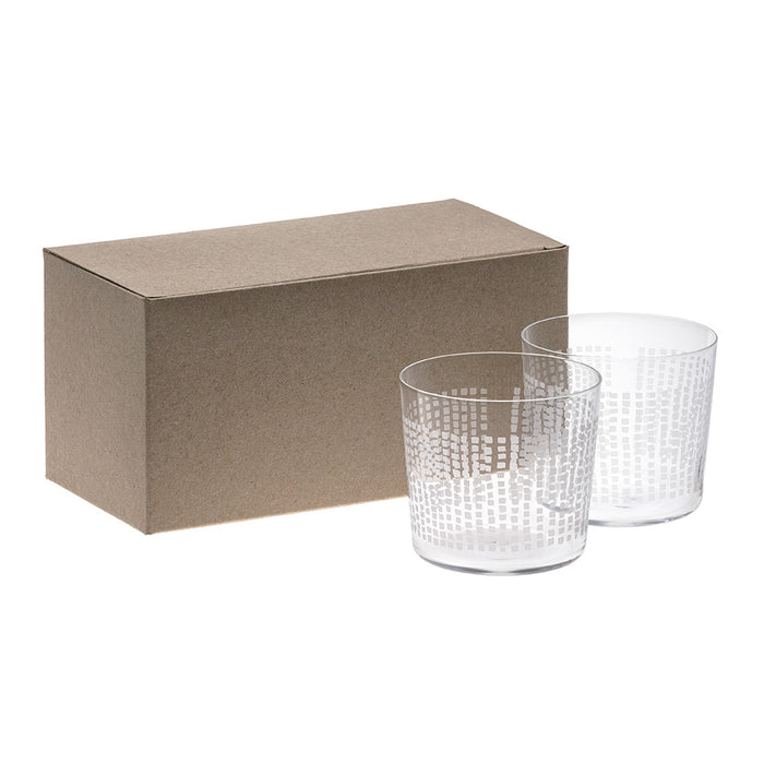 Pattern 10oz Kakukaku Gift Box (pair) Machine-made
