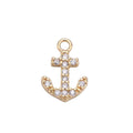Pave Anchor Charm