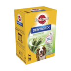 Pedigree Dentastix Fresh Daily for Medium Dogs, pack of 28 on white background.