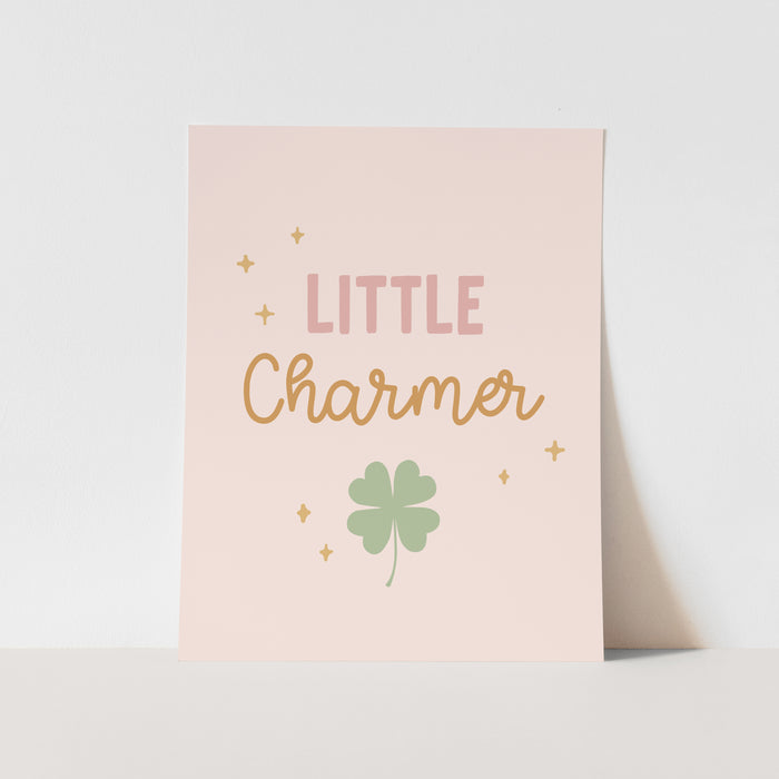 {Pink} Little Charmer Art Print