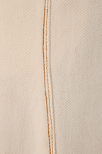 Pleated Button-Front Twill Overall