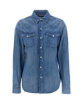 Polo Ralph Lauren Blue Cotton Blouse