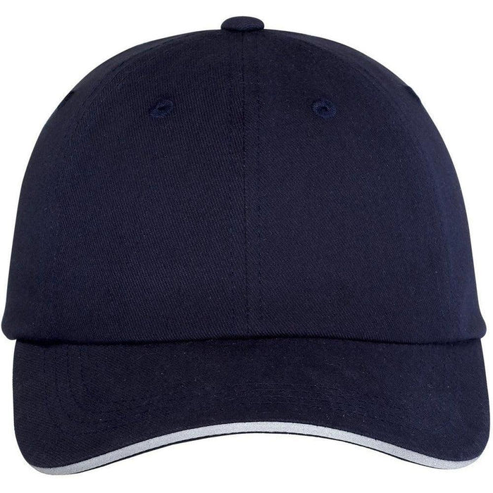Port Authority Reflective Sandwich Bill Cap-Regular-Port Authority-Navy/Reflective-OSFA-Thread Logic