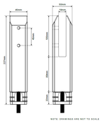 Powder Coated Pool Fence Spigots, Choose colour, Dulux Range - Image 5