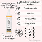 Pretty Curly Girl Protein Rose Water Refresh Spray
