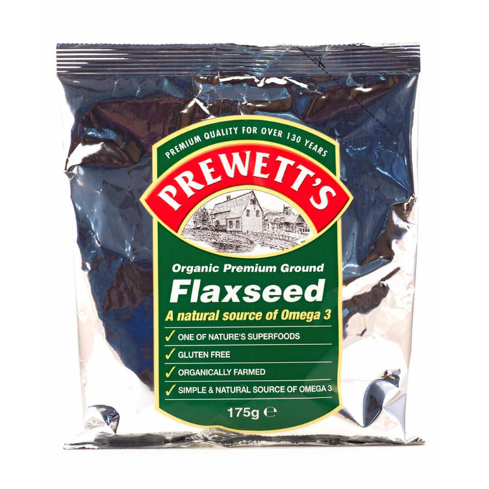 Prewetts Organic Ground Flaxseed 175g