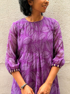 Printed chiffon dress