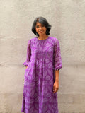 Printed chiffon dress