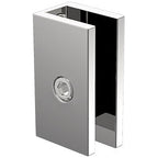 Purity Showerscreens and 6mm wall bracket Chrome plated - Square edge - Image 1