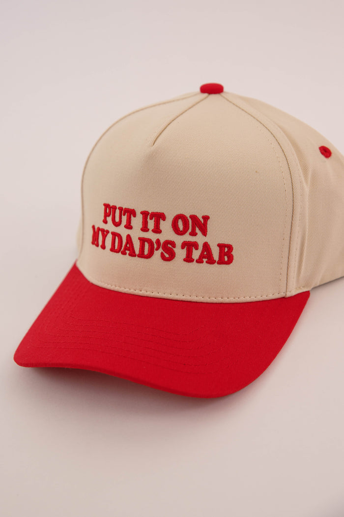 Put It On My Dad's Tab Cap