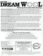 Quilters Dream Batting - Wool - Queen