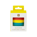 Talking Tables Rainbow Silicone Cupcake Cakes 12 Pack Reusable &Keep