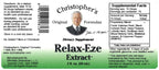 Relax-Eze Formula - 2 oz. Glycerine Extract - Christopher's Herb Shop
