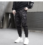 Ribbons Harem Joggers – Men’s Streetwear Cargo Pants
