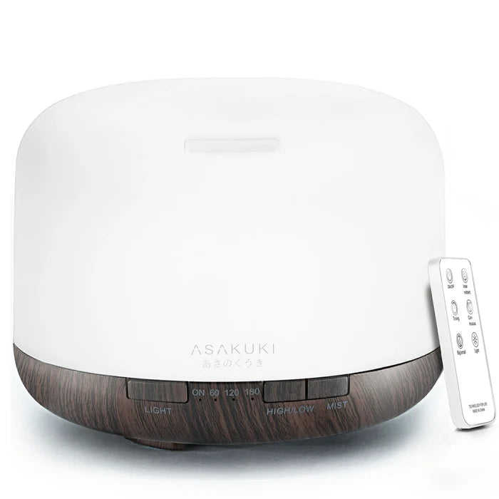 Rock Black Wood Essential Oil Diffuser