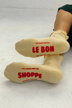 Ruffled Hugger Crew Socks | Le Bon Shoppe