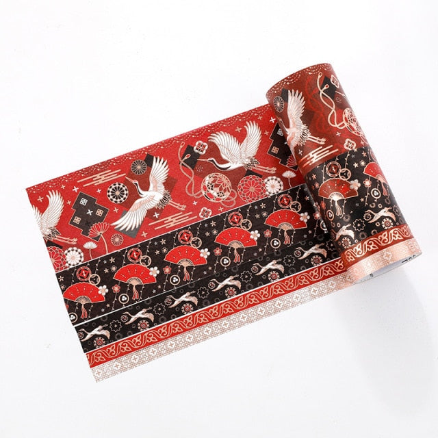 Sakura Crane Gold Series  Washi Tape Sets (23 Designs)
