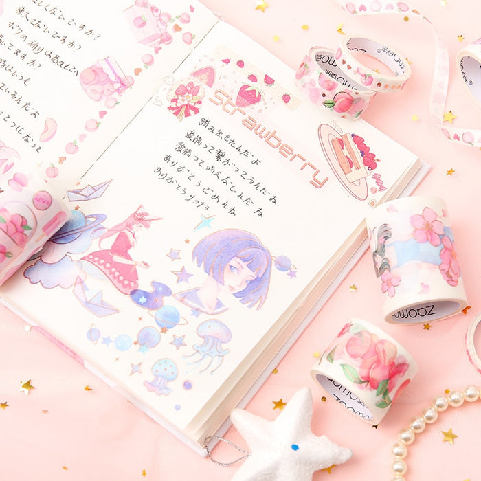 Sakura Crane Gold Series  Washi Tape Sets (23 Designs)