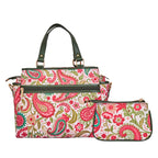 Women's Top Handle Satchel Bag with Coin Pouch Combo for Travel and Daily Use