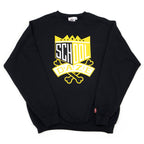 School Daze x HBCU Crew Neck Sweatshirt - Black/Yellow