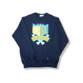 School Daze x HBCU Crew Neck Sweatshirt - Blue/Gold/Light Blue