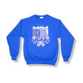 School Daze x HBCU Crew Neck Sweatshirt - Royal/Grey/White