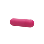 Image of the pink bullet vibrator shown at an angle.