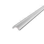 Shower Screen Door Water Bar Floor Seal Antirust, Aluminium Chrome Strip - Image 3