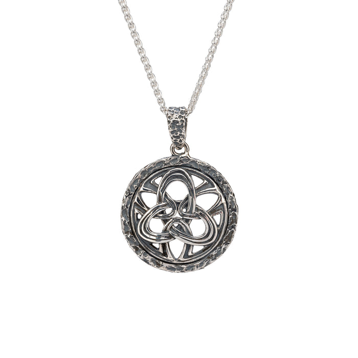 Silver Art Deco Trinity Pendant