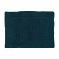 SIMPLE TERRY BATH MAT: PEACOCK