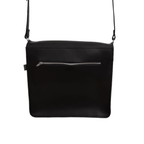 Soft Tannery Leather Messenger - Black - Bascora
