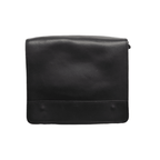 Soft Tannery Leather Messenger - Black - Bascora