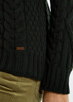 Somers Women’s roll-neck sweater - Olive