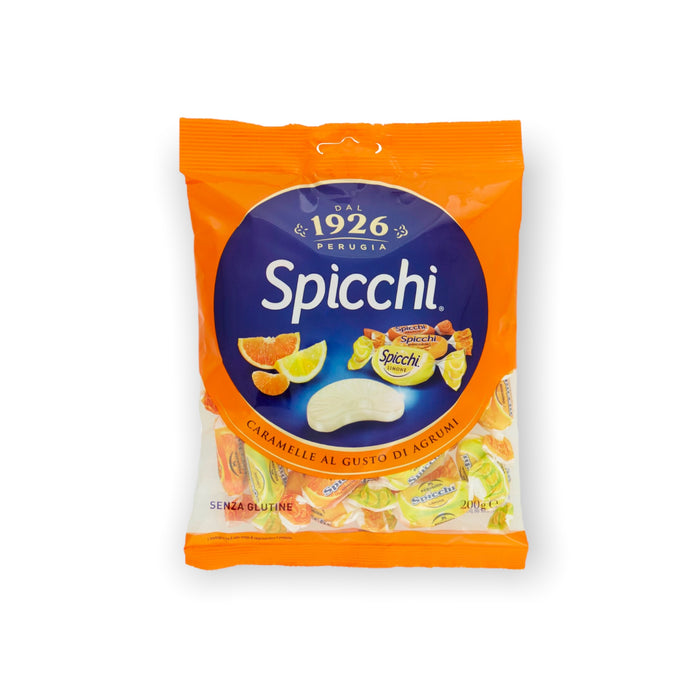 Spicchi Citrus Wedge Candies – Italian Lemon, Orange & Mandarin Hard Candy (175g)
