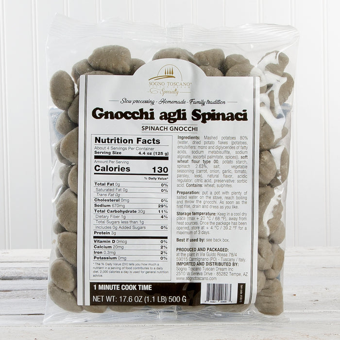 Spinach Potato Gnocchi - 17oz