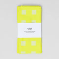 Squares Napkin Set Yellow/Soft Aqua