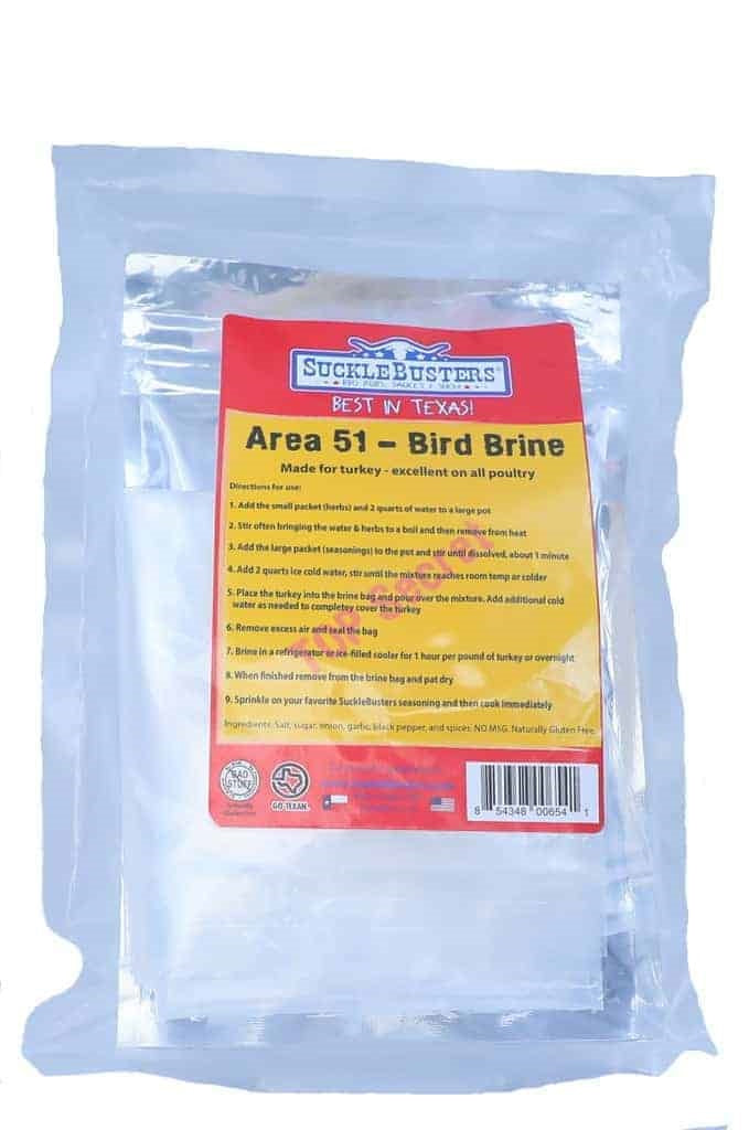 Sucklebusters Area 51 Bird Brine Kit for Turkey