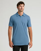 Man wearing a sky-blue Tall Classic Polo from 3-Pack collection.