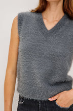 TALLI VEST - HEATHER CHARCOAL