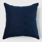 Telas De Mercato Inara Blue Printed Cushion Cover