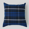 Telas De Mercato Plaid Printed Cushion Cover