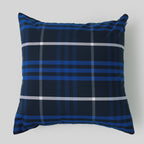 Telas De Mercato Plaid Printed Cushion Cover