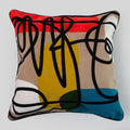 Telas de Mercato Samara Multi Embroidered Cushion Cover