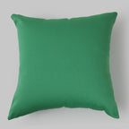 Telas De Mercato Santiago Green Plain Cushion Cover