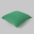 Telas De Mercato Santiago Green Plain Cushion Cover