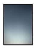 Minimalist design poster by Opposite Wall with The Blues abstract graphic design of blue and grey gradient