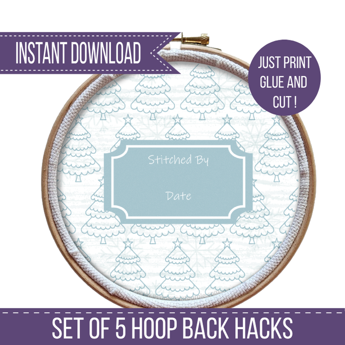 The Hoop Back Hack - Christmas Version by Peppermint Purple