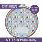 The Hoop Back Hack - Christmas Version by Peppermint Purple
